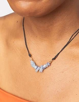 Blue Aventurine Chip Necklace