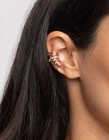 Gold Star & Heart Ear Cuff Earring 8-Pack