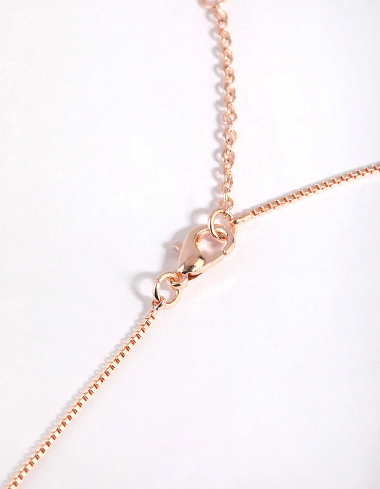 Rose Gold Plated Fine Chain Necklace