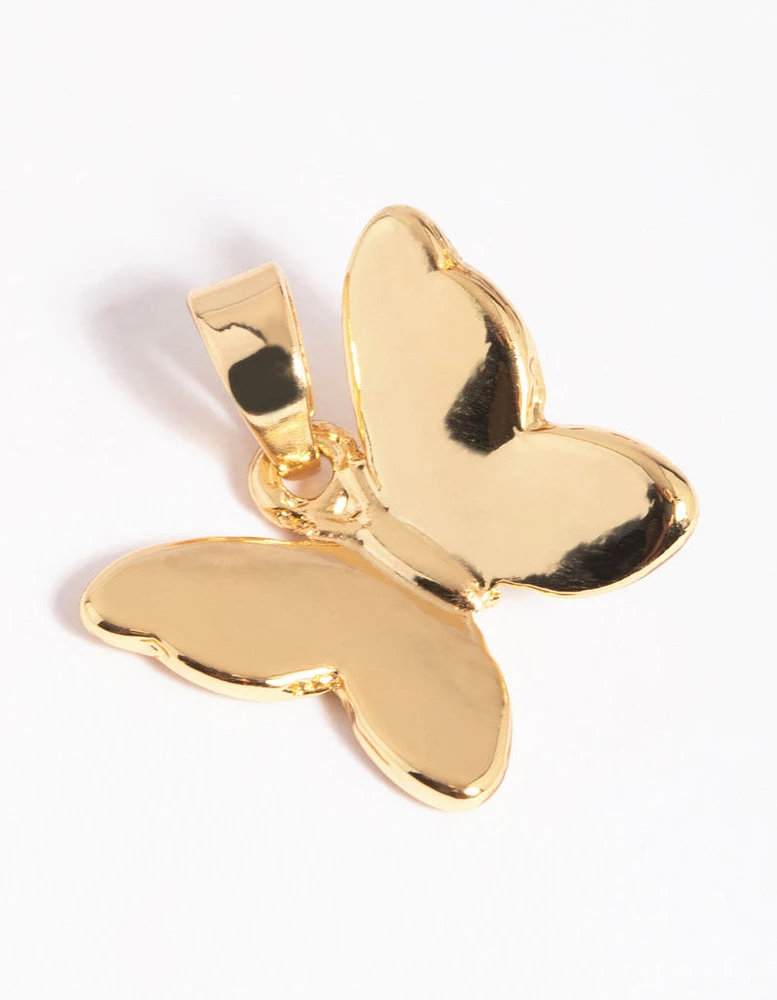 Gold Plated Butterfly Charm