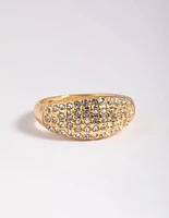 Gold Diamante Ring