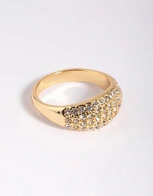 Gold Diamante Ring