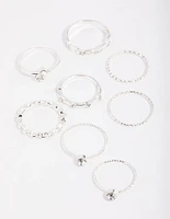 Diamante Chain Ring Stack Pack