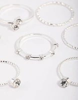 Diamante Chain Ring Stack Pack
