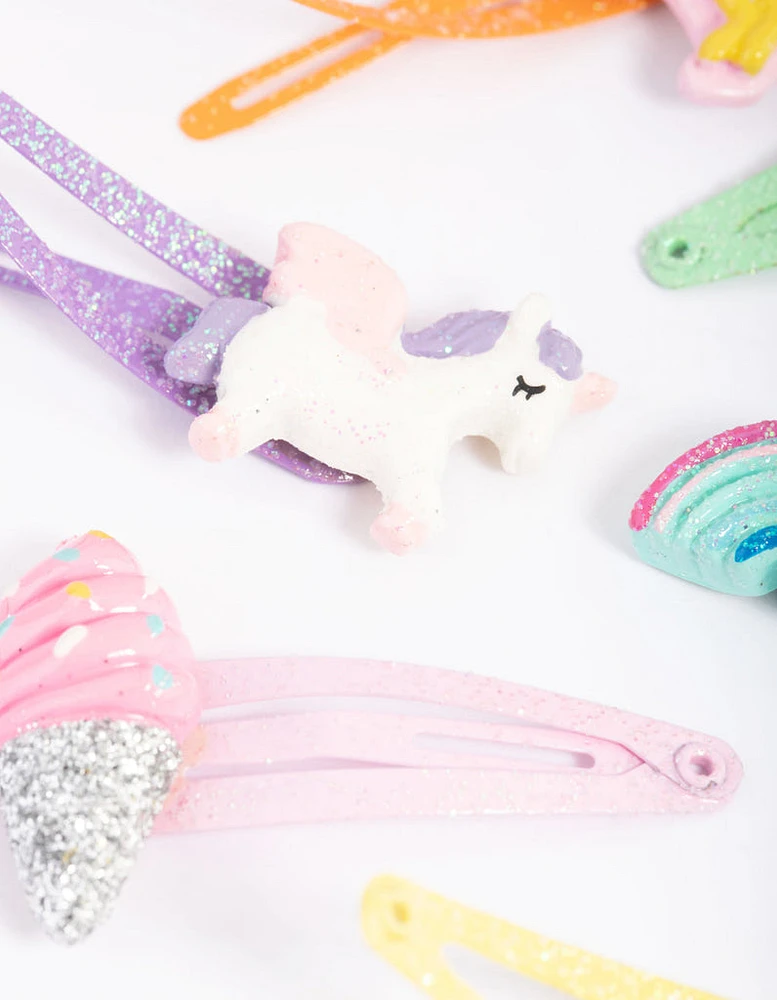 Rainbow Summer Fun Snap Clips