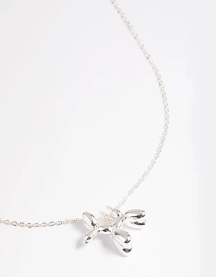 Silver Bubble Dog Necklace Giftbox