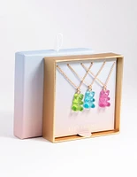 Acrylic Gummy Bear Necklace Pack