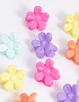 Kids Mini Flower Claw Clip Pack