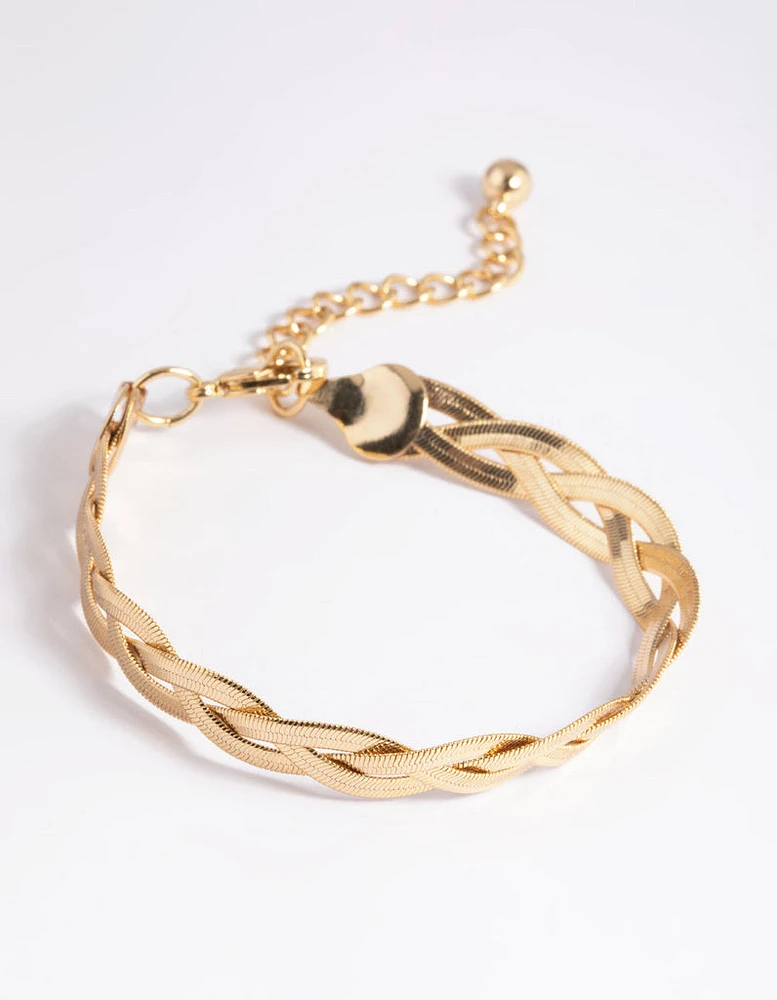 Gold Plated Brass Bracelet