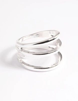 Silver Plated Three One Ring