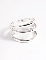 Silver Plated Three One Ring
