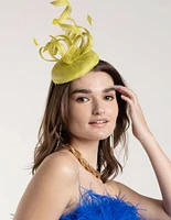 Swirl Sinamay Pillbox Fascinator