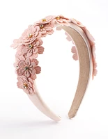 Embellished Floral Fabric Headband