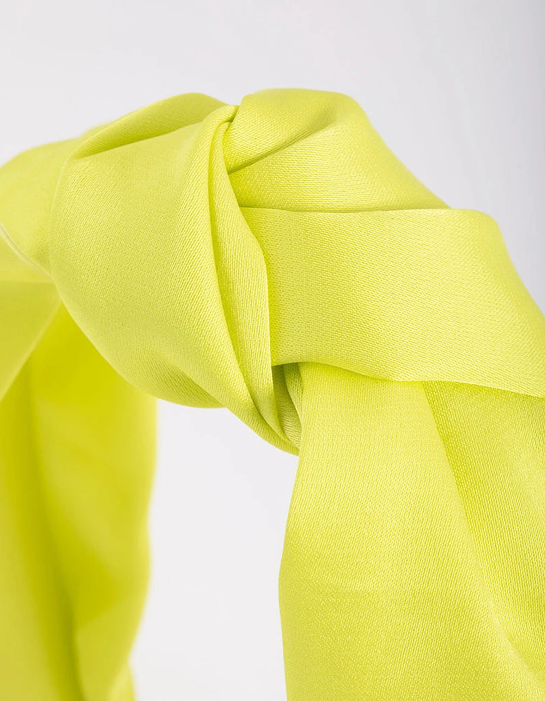 Lime Twist Knot Headband