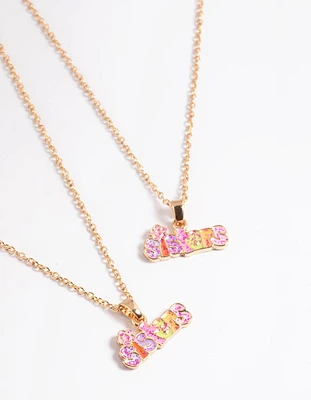 Kids Bright Sisters Necklace Pack