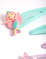 Kids Mermaid Scale Snaps 6-Pack