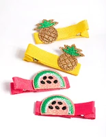 Kids Tutti Fruity Clips 4-Pack