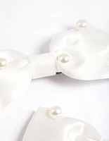 Kids Pearl Bow Clip Pack