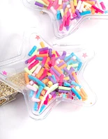 Kids Plastic Sprinkle Star Clip Pack