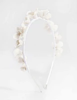White Flower Headband