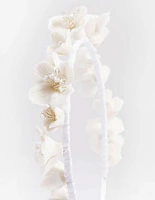 White Flower Headband