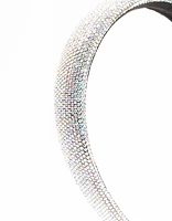 Fabric Diamante Padded Headband