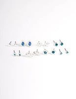 Silver Garden Celestial Earrings 8-Pack