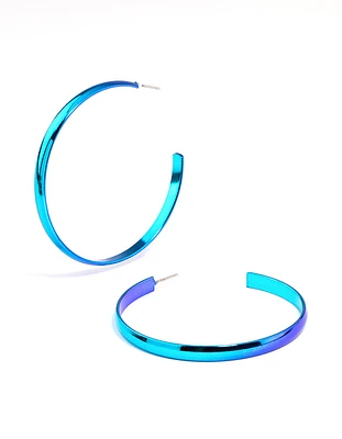 Shiny Smooth 58mm Hoop Earrings