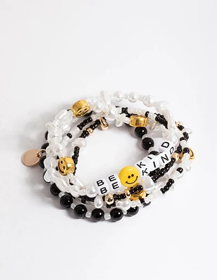 Gold Be Kind Bracelet 5-Pack