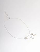 Silver Butterfly Jewellery Set