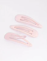 Coated Blush Bubble Snap Clip Pack