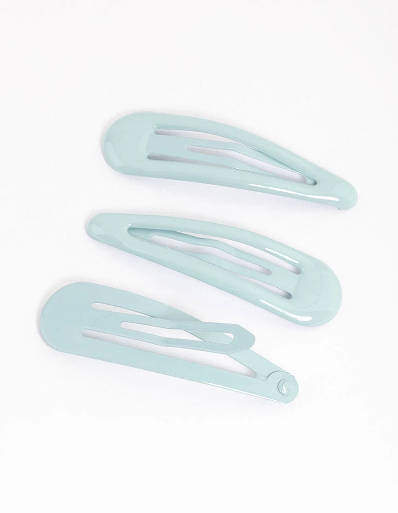 Coated Blue Bubble Snap Clip Pack