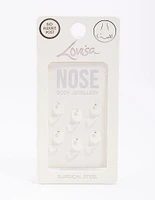 Surgical Steel Assorted Nose Studs 6-Pack
