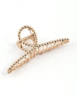 Gold Twist Rope Claw Clip