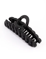 Black Chain Cut Out Hair Claw Clip