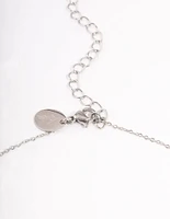 Stainless Steel Butterfly Charm Necklace