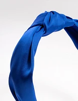 Blue Fabric Twist Knot Headband
