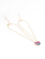 Kids Magnet Strap Heart BFF Necklace