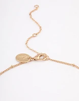 Gold Heart Locket Necklace