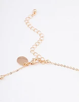 Gold Bold Heart Necklace