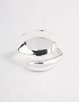 Silver Plated Bold Wrap Ring