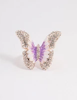 Rose Gold Grand Butterfly Ring