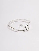 Silver Plated Mini Snake Ring