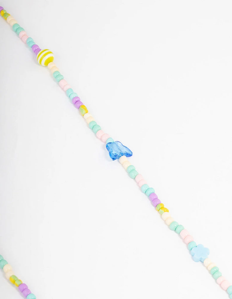 Multi Bead Glasses Chain