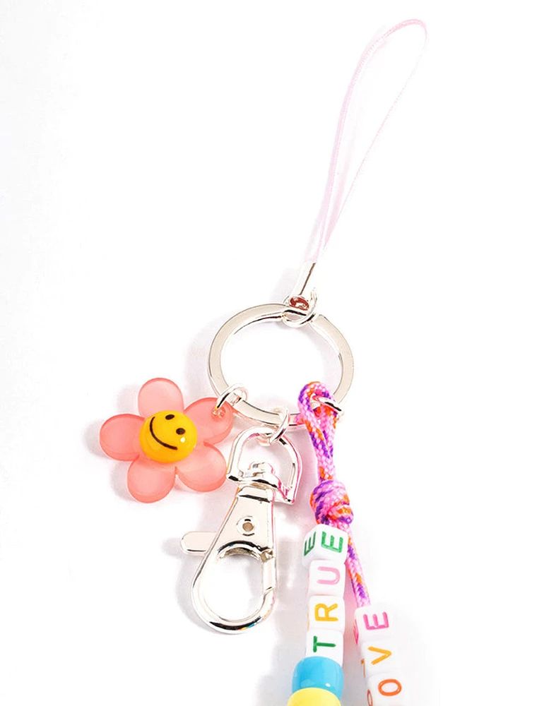 Small Flower Phone Charm