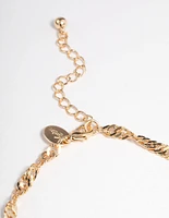 Gold Twist Chain Anklet