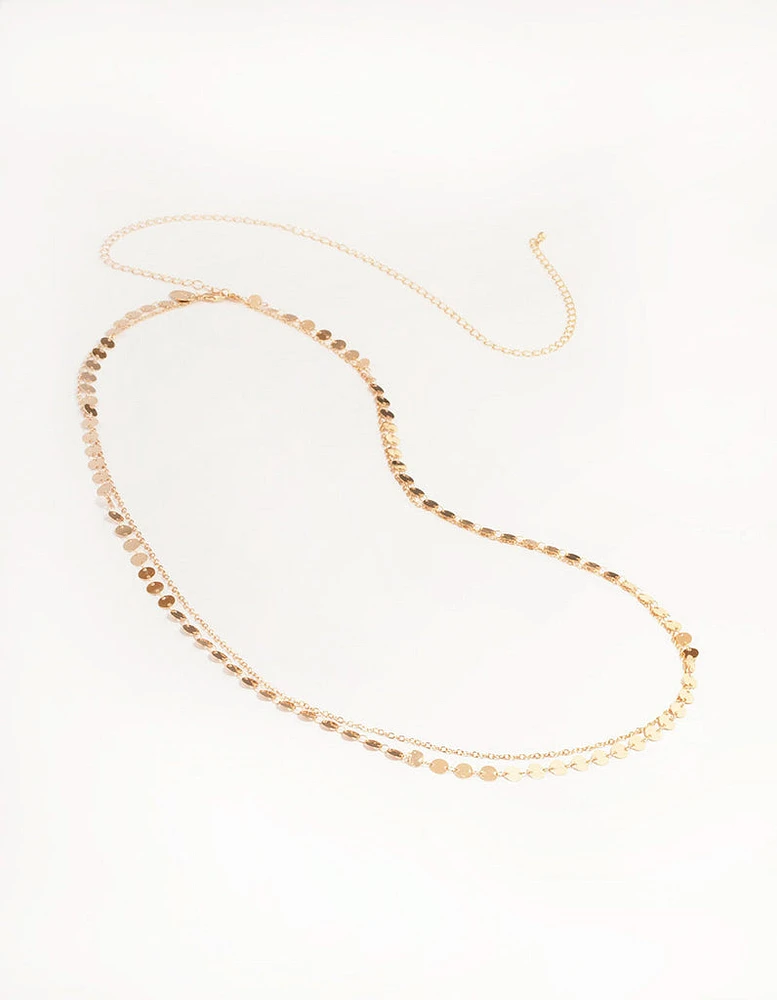 Gold Coin Layer Waist Chain