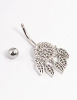 Surgical Steel Dream Cactcher Belly Ring