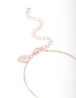 Rose Gold Best Friend Butterfly Necklace Pack