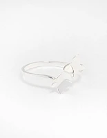 Sterling Silver Double Butterfly Ring